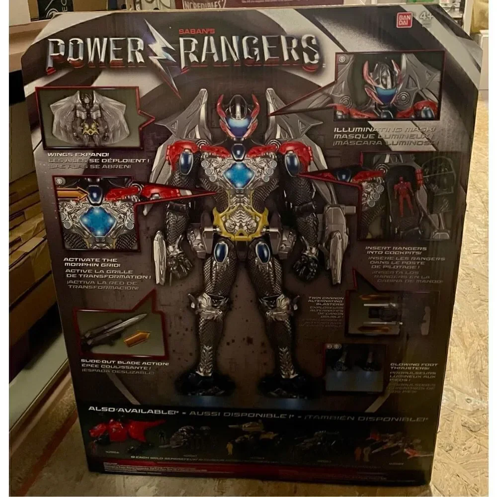 Bandai Giant Power Rangers Movie Interactive Megazord with Ranger Figures NIB
